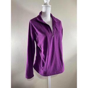 TEK GEAR purple size L waffle pattern pull over